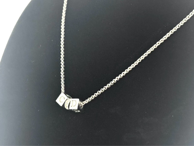 【97新 ✨ 全網最低價！】 Dior迪奧CD字母篩子項鍊(下單前先詢問庫存❗️❗️）-4
