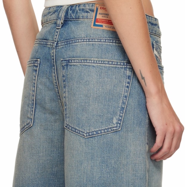 Diesel 女士 做舊牛仔短褲23 24 25 26 29-1