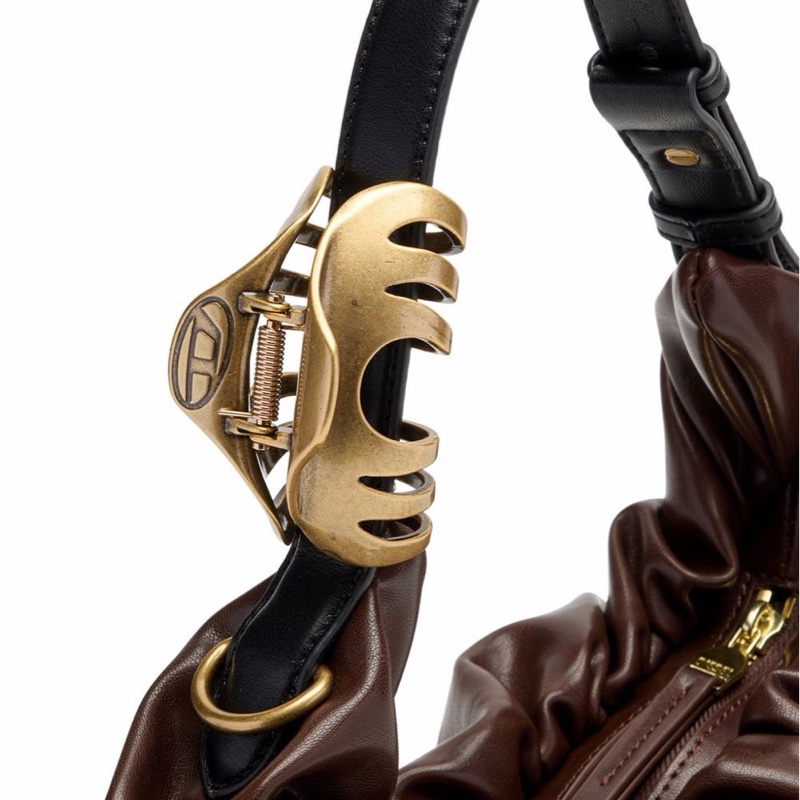 Diesel 女士 Grab-D 單肩包均碼碼30cm*10cm*26cm-5