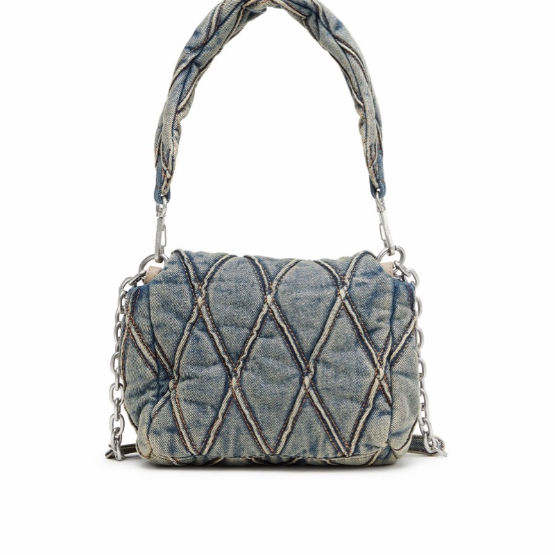 Diesel 女士 絎縫牛仔單肩包均碼碼21cm*9cm*16cm-1
