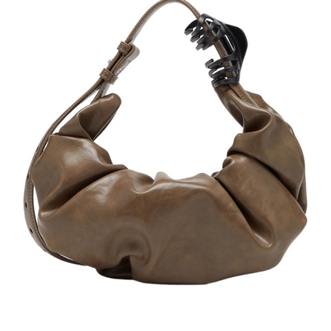 Diesel 女士 Grab-D S-Small 褶皺單肩包均碼碼30cm*10cm*26cm