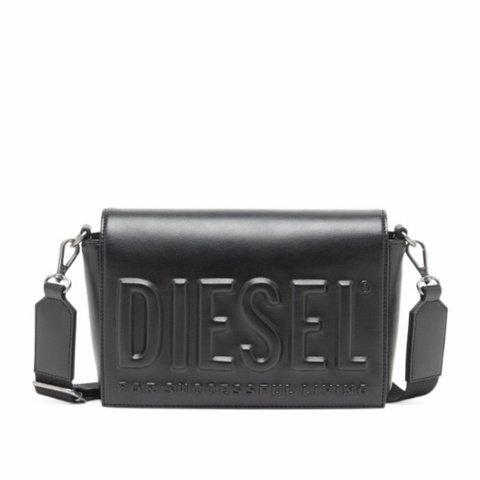 Diesel 女士 dsl 3d 翻蓋單肩包均碼碼26.5cm*8.5cm*15cm
