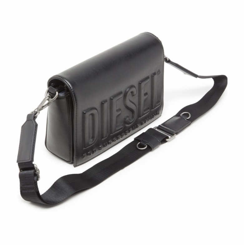 Diesel 女士 dsl 3d 翻蓋單肩包均碼碼26.5cm*8.5cm*15cm-1