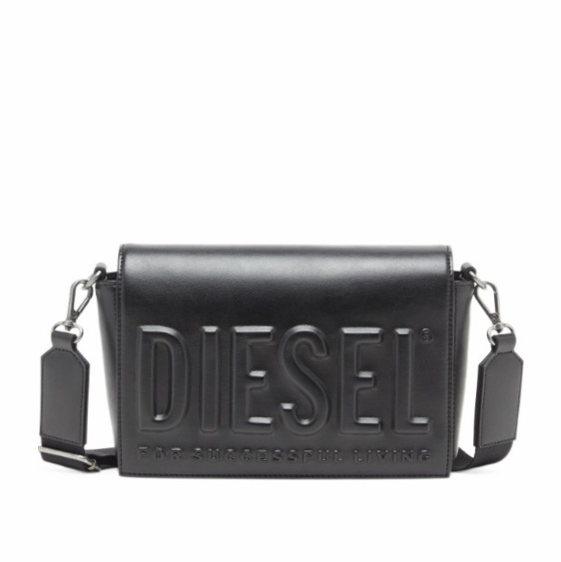 Diesel 女士 dsl 3d 翻蓋單肩包均碼碼26.5cm*8.5cm*15cm-3
