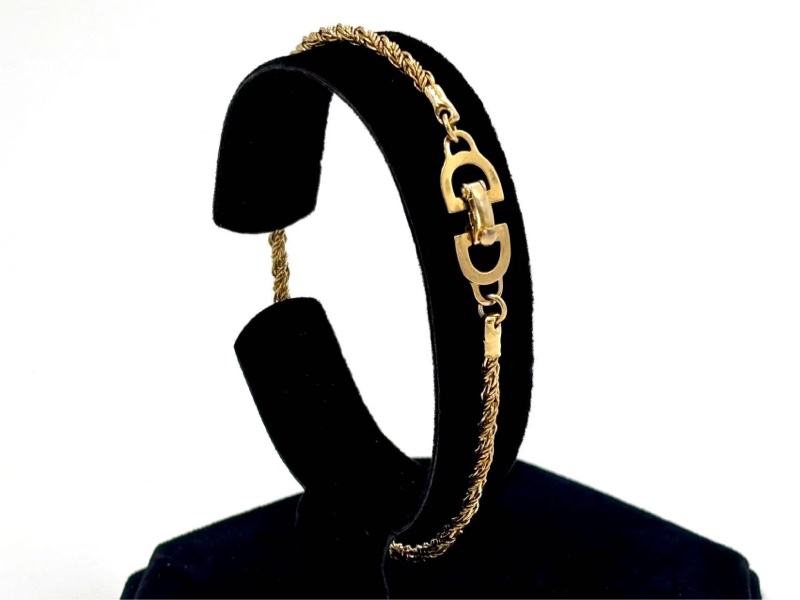 【97新 ✨ 全網最低價！】 Dior Chain Vintage Bracelet 金色CD手鍊(下單前先詢問庫存❗️❗️）-2