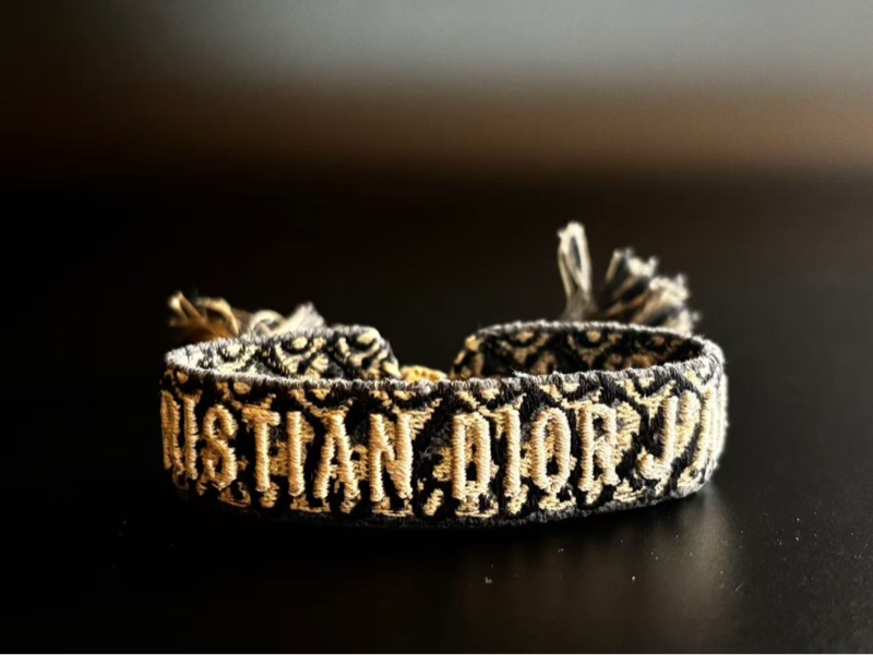 【97新 ✨ 全網最低價！】 Dior J'adior Bracelet 老花刺繡流蘇手帶(下單前先詢問庫存❗️❗️）-1