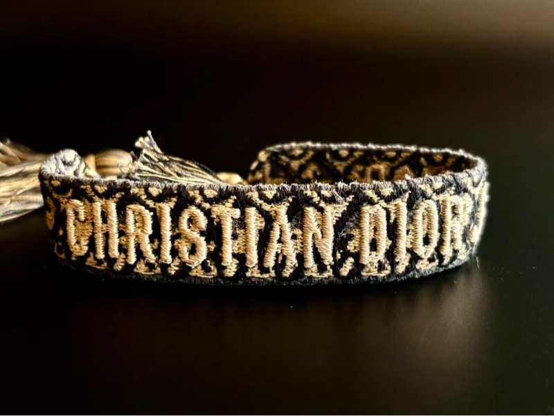 【97新 ✨ 全網最低價！】 Dior J'adior Bracelet 老花刺繡流蘇手帶(下單前先詢問庫存❗️❗️）-2