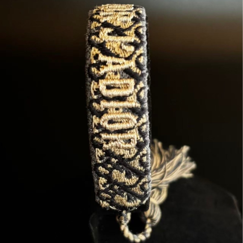 【97新 ✨ 全網最低價！】 Dior J'adior Bracelet 老花刺繡流蘇手帶(下單前先詢問庫存❗️❗️）-3