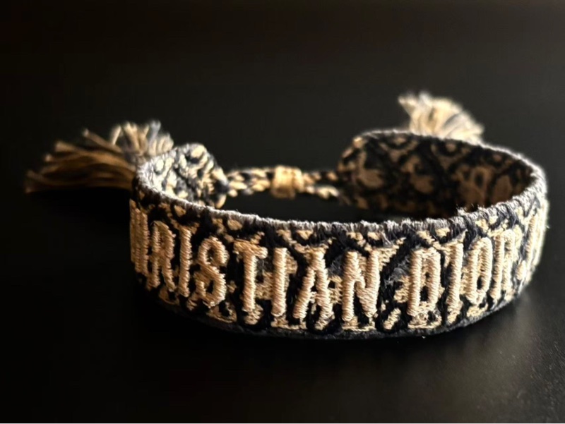 【97新 ✨ 全網最低價！】 Dior J'adior Bracelet 老花刺繡流蘇手帶(下單前先詢問庫存❗️❗️）-8