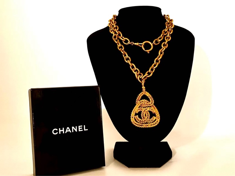 【97新 ✨ 全網最低價！】 Chanel 中古麻花金色項鏈 (下單前先詢問庫存❗️❗️）-4