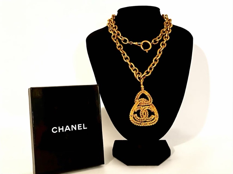 【97新 ✨ 全網最低價！】 Chanel 中古麻花金色項鏈 (下單前先詢問庫存❗️❗️）-5
