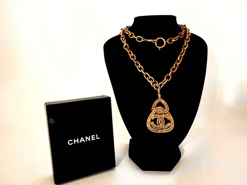 【97新 ✨ 全網最低價！】 Chanel 中古麻花金色項鏈 (下單前先詢問庫存❗️❗️）-6