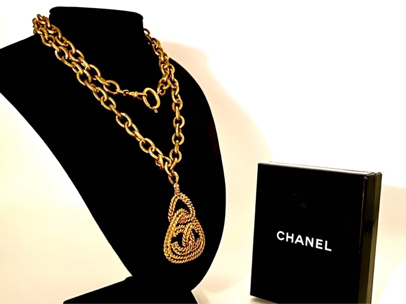 【97新 ✨ 全網最低價！】 Chanel 中古麻花金色項鏈 (下單前先詢問庫存❗️❗️）-7