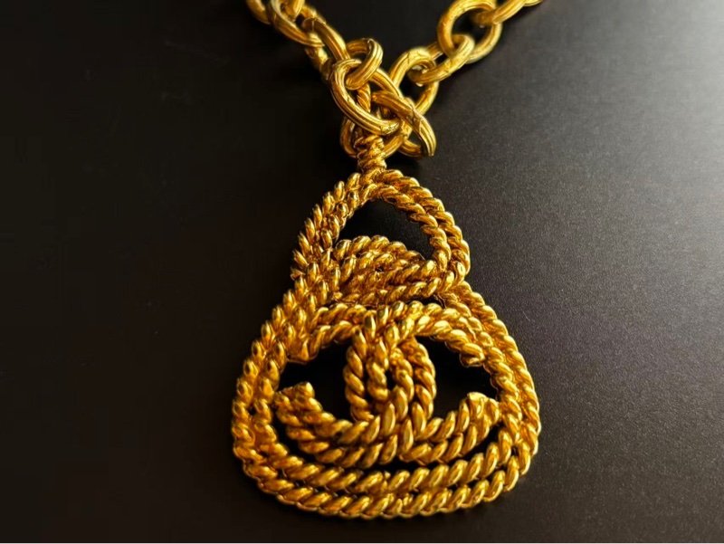 【97新 ✨ 全網最低價！】 Chanel 中古麻花金色項鏈 (下單前先詢問庫存❗️❗️）-10