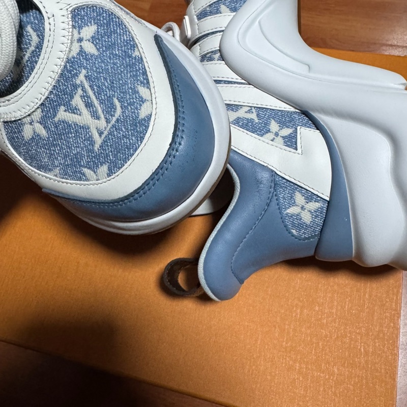 Lv Archlight拱橋鞋 路易威登 老爹鞋 女款藍白 37碼-10