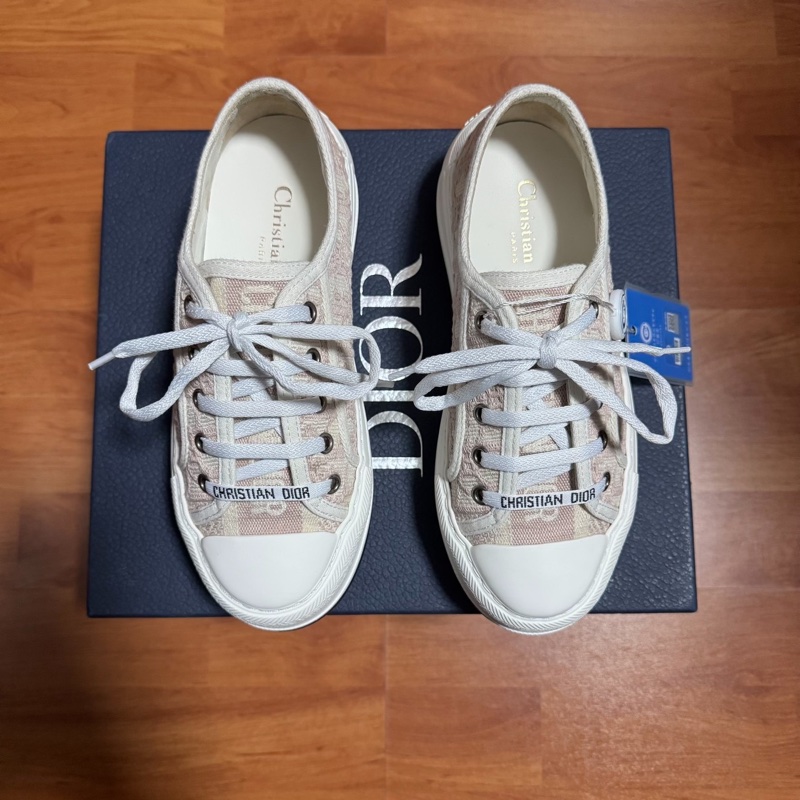 Dior新款迪奧滿印Walk'n'Oblique刺繡粉色 35.5碼-2