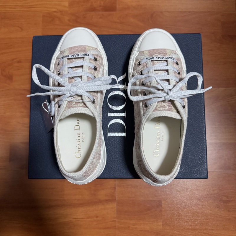 Dior新款迪奧滿印Walk'n'Oblique刺繡粉色 35.5碼-3