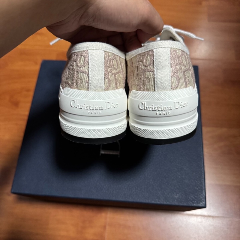 Dior新款迪奧滿印Walk'n'Oblique刺繡粉色 35.5碼-4