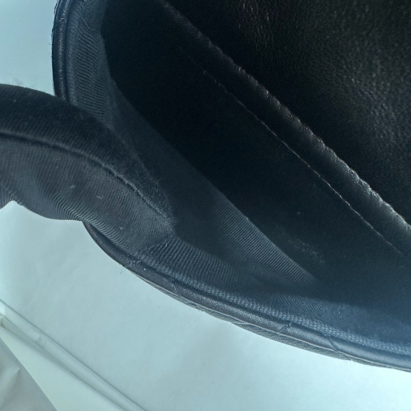 #全新全膜未拆 #全配🈶購證 #24年全牛皮 香奈兒黑金Duma小號 芯片款-12