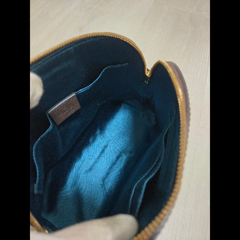 GUCCI 經典Ophidia GG Logo綠紅綠織帶 肩背包 貝殼包-19