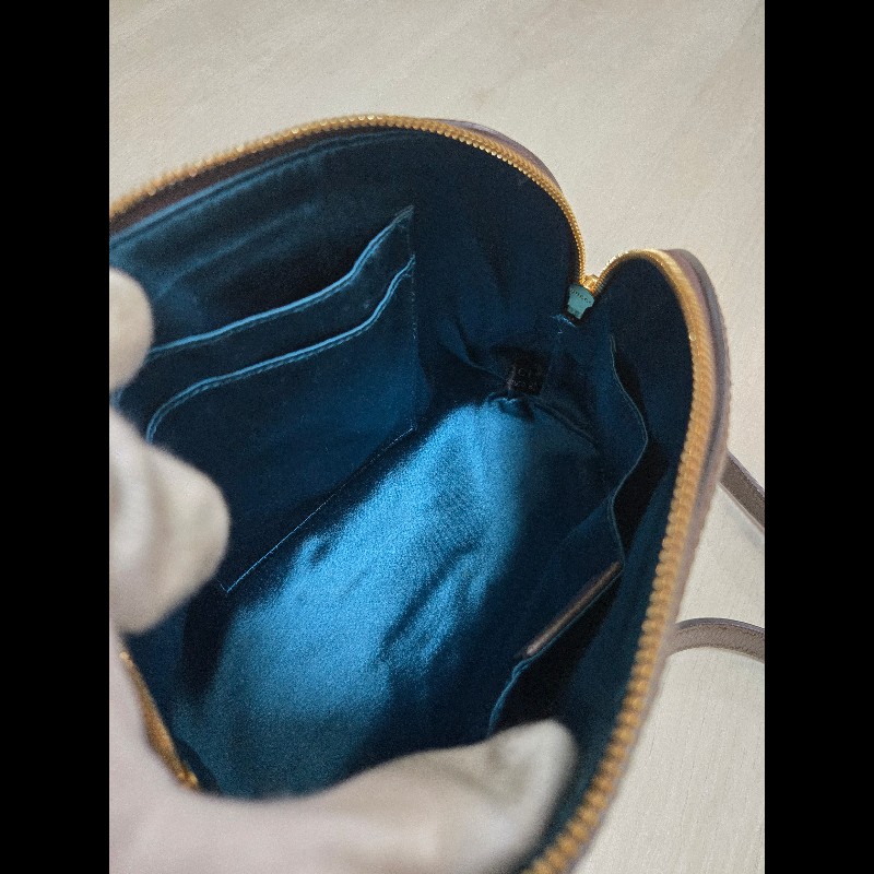 GUCCI 經典Ophidia GG Logo綠紅綠織帶 肩背包 貝殼包-20