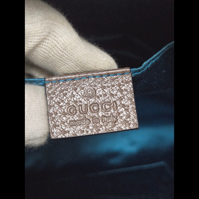 GUCCI 經典Ophidia GG Logo綠紅綠織帶 肩背包 貝殼包-22