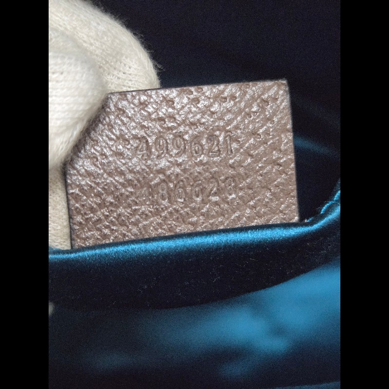 GUCCI 經典Ophidia GG Logo綠紅綠織帶 肩背包 貝殼包-23