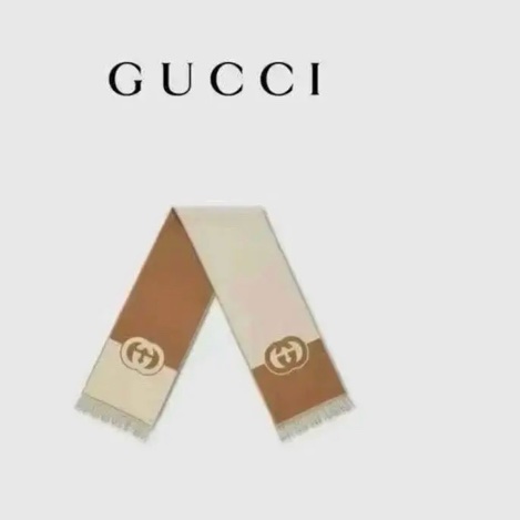 Gucci 雙G奶茶色-0