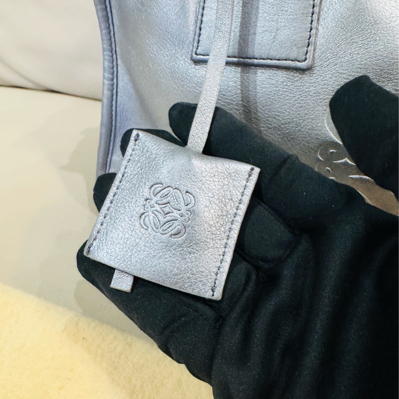 Loewe 羅意威 銀色醫生包/Vintage手提包/95新美品-1