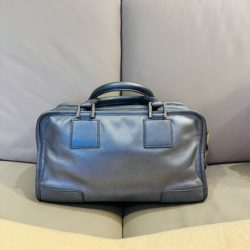 Loewe 羅意威 銀色醫生包/Vintage手提包/95新美品-3