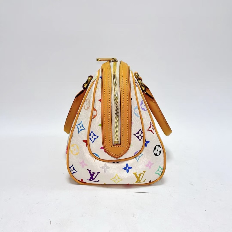 Louis Vuitton • 經典村上隆白三彩老花保齡球包-6