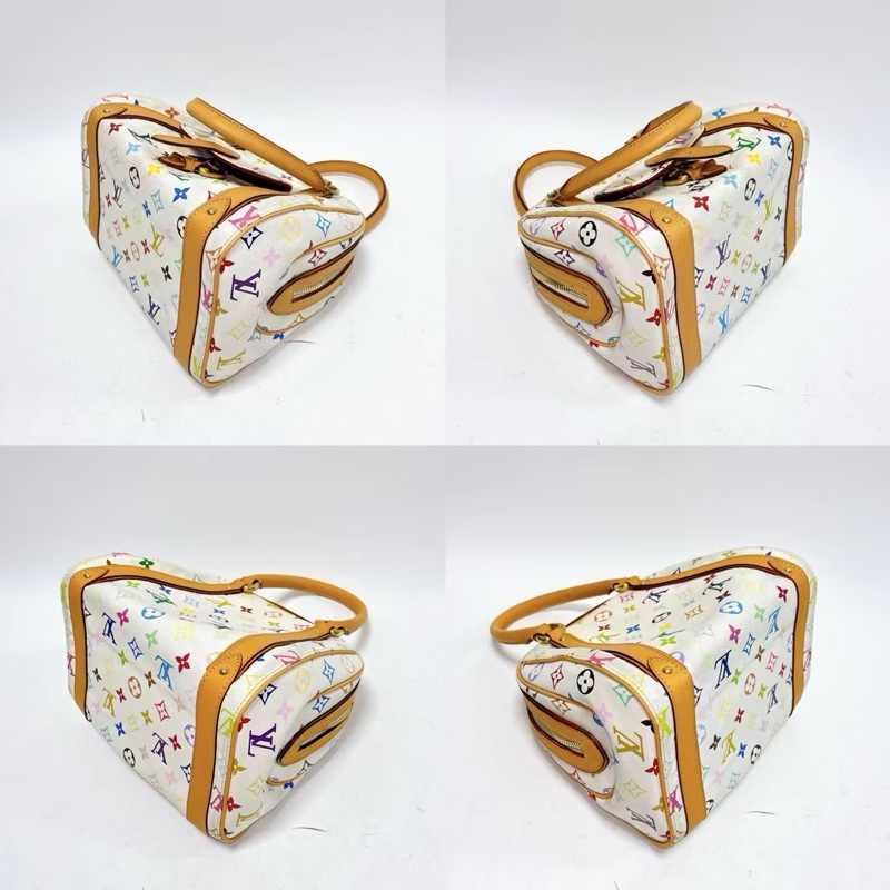 Louis Vuitton • 經典村上隆白三彩老花保齡球包-9