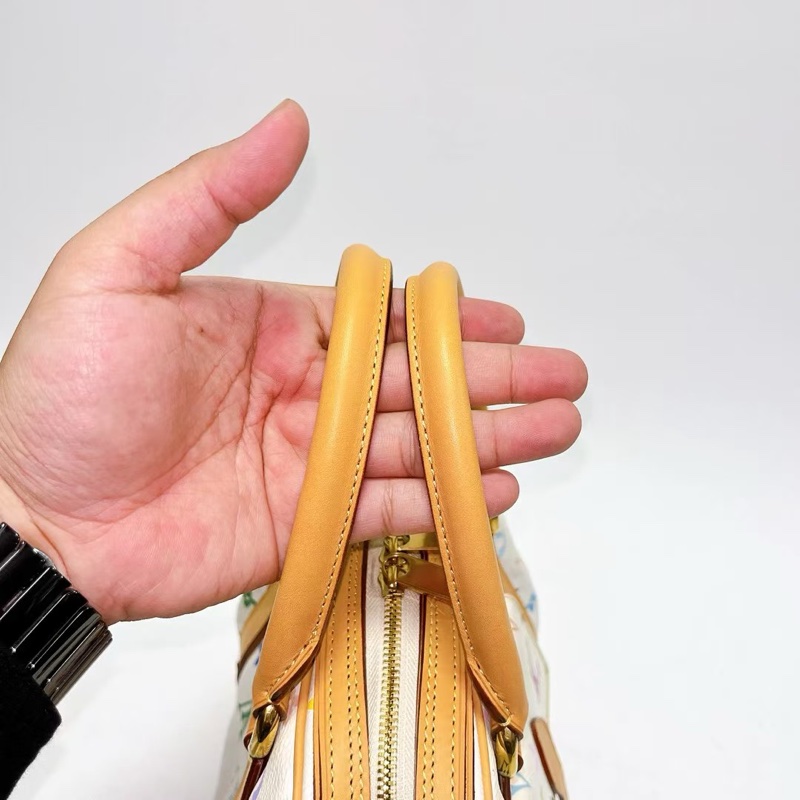 Louis Vuitton • 經典村上隆白三彩老花保齡球包-11