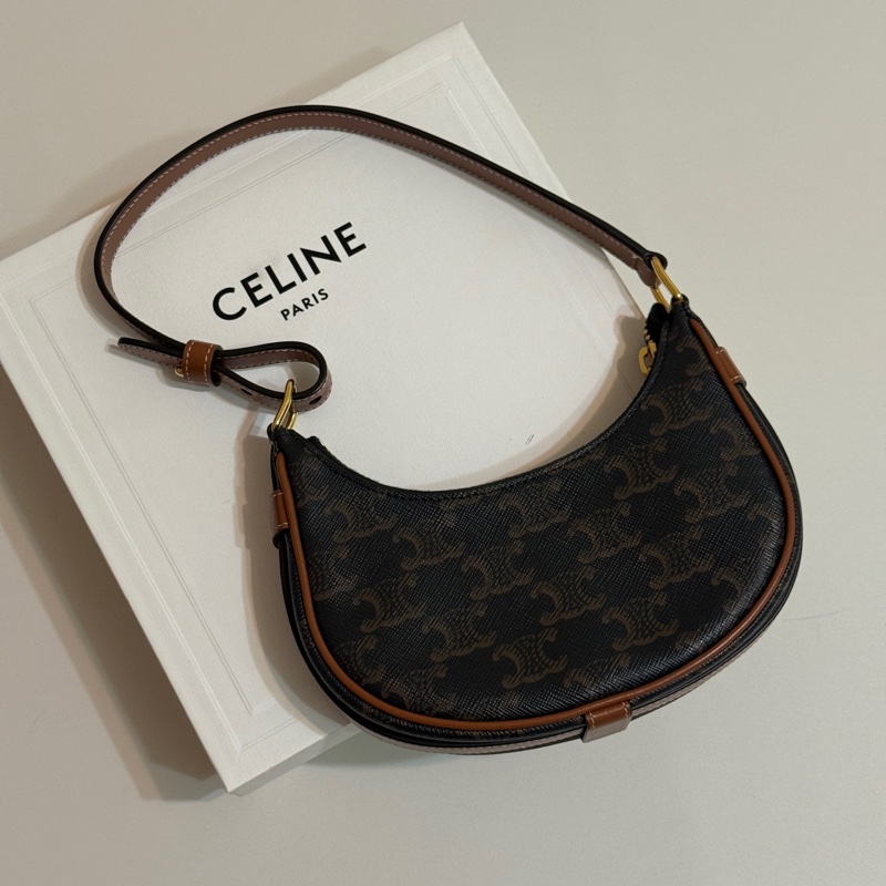 914intheair『二手閒置』Celine mini ava 迷你碗豆包 腋下包-3