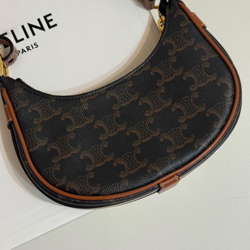 914intheair『二手閒置』Celine mini ava 迷你碗豆包 腋下包-5