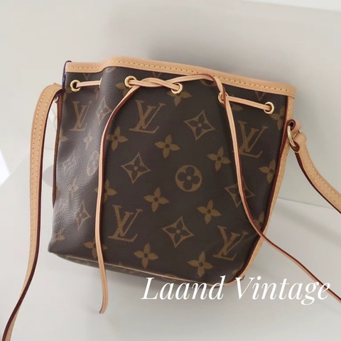 Louis Vuitton • 經典老花Nano Noel小水桶包