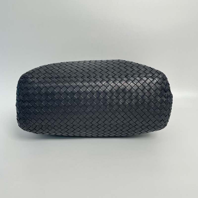 BV/葆蝶家 黑色羊皮Cabat編織托特包 手提單肩包 尺寸：33*12*33-6