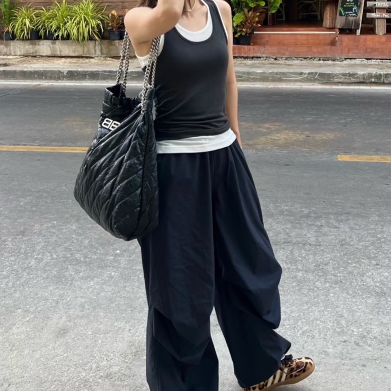 Balenciaga 巴黎世家 Crush 黑銀垃圾袋包中號🕵🏻‍♀️-18