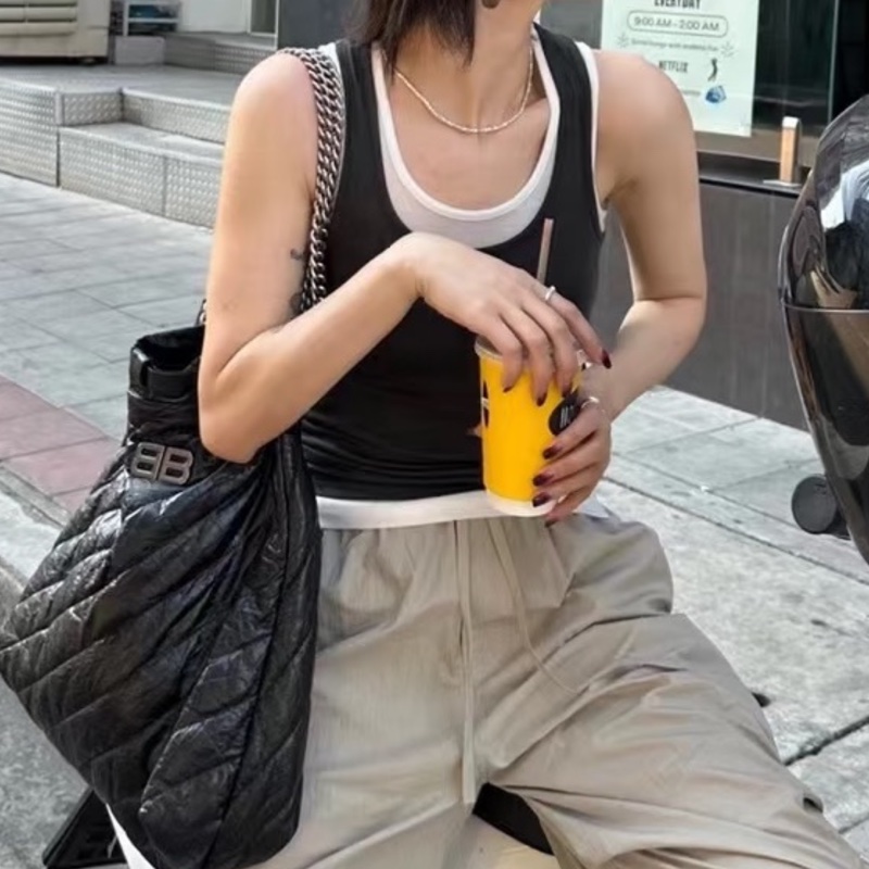 Balenciaga 巴黎世家 Crush 黑銀垃圾袋包中號🕵🏻‍♀️-20