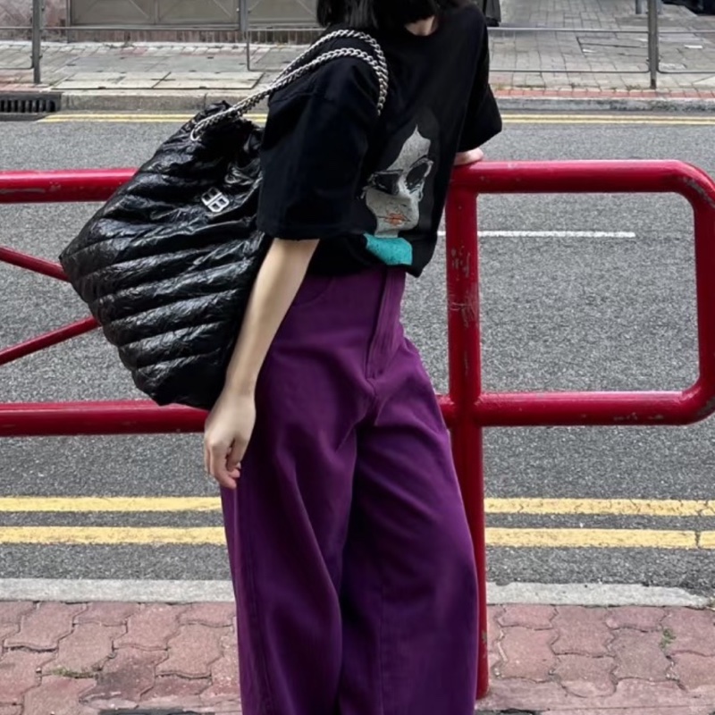 Balenciaga 巴黎世家 Crush 黑銀垃圾袋包中號🕵🏻‍♀️-34