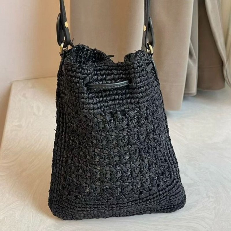 miumiu草編包迷你黑色 23×20cm  95新 配件塵袋-4