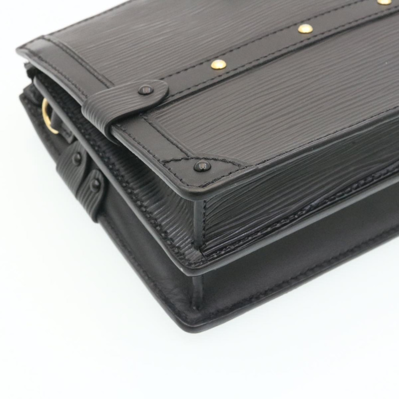 【日本直送】路易威登 Epi Trunk 手拿包/兩用肩包 黑色 M53052 LV 正品 28382SM-15