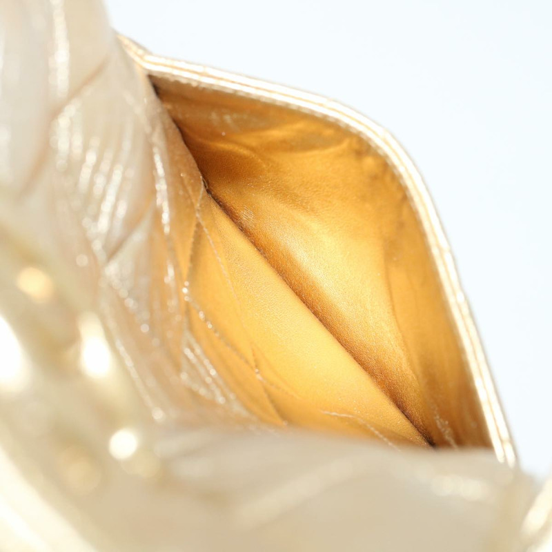 【日本直送】香奈兒 (CHANEL) Matelasse 羊皮單肩包，金色雙C標誌，正品編號 29567SAV-16