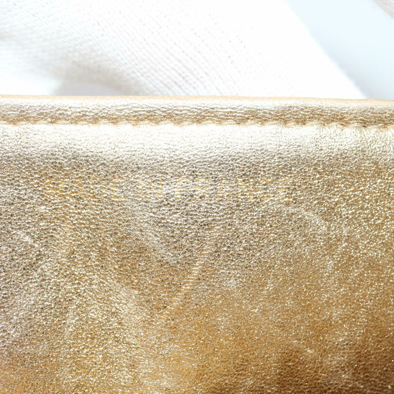 【日本直送】香奈兒 (CHANEL) Matelasse 羊皮單肩包，金色雙C標誌，正品編號 29567SAV-19