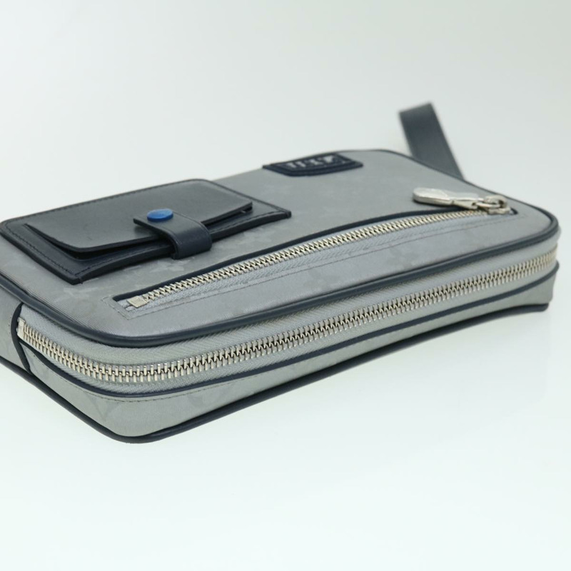 【日本直送】路易威登 Monogram Satellite 手拿包 銀色 M44171 LV 正品 32349SAV-6