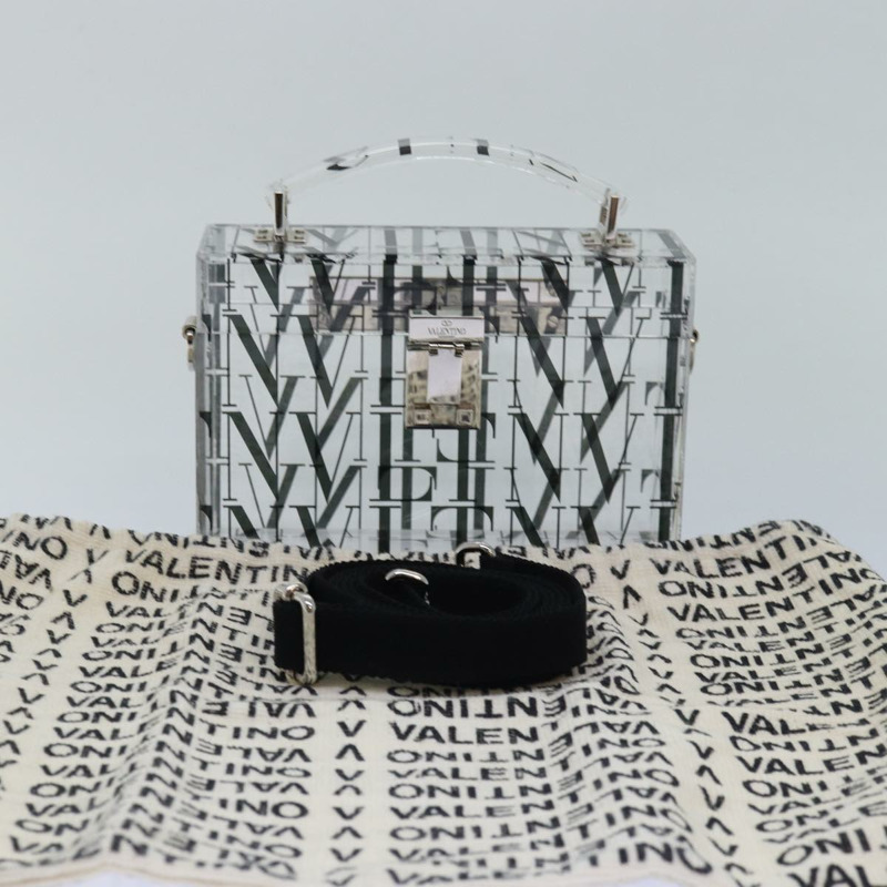 【日本直送】VALENTINO 手提包 塑膠 2way 透明 Auth 78373SAV-11