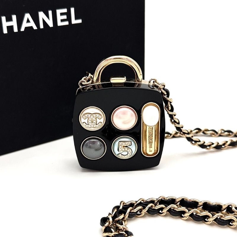 CHANEL 23S眼影盒子mini 鏈條包 5.5*5.5*2  95新 配件盒子-2