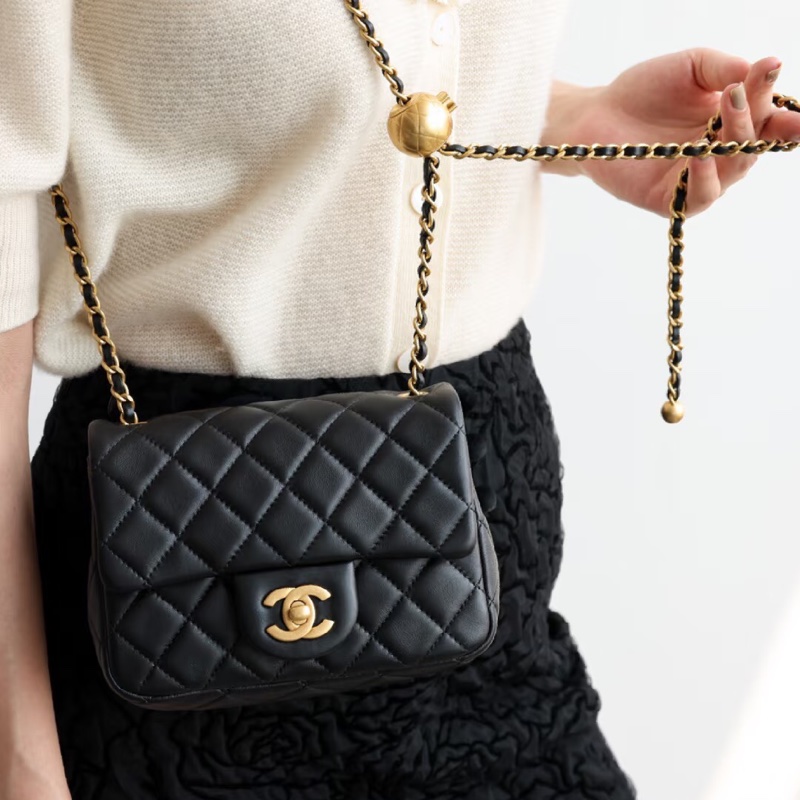 Chanel • 經典金球方胖子 Cf 17 全新全配 芯片款 ✨-4