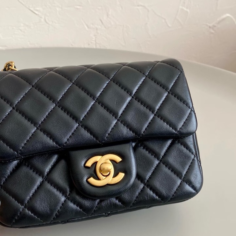 Chanel • 經典金球方胖子 Cf 17 全新全配 芯片款 ✨-7