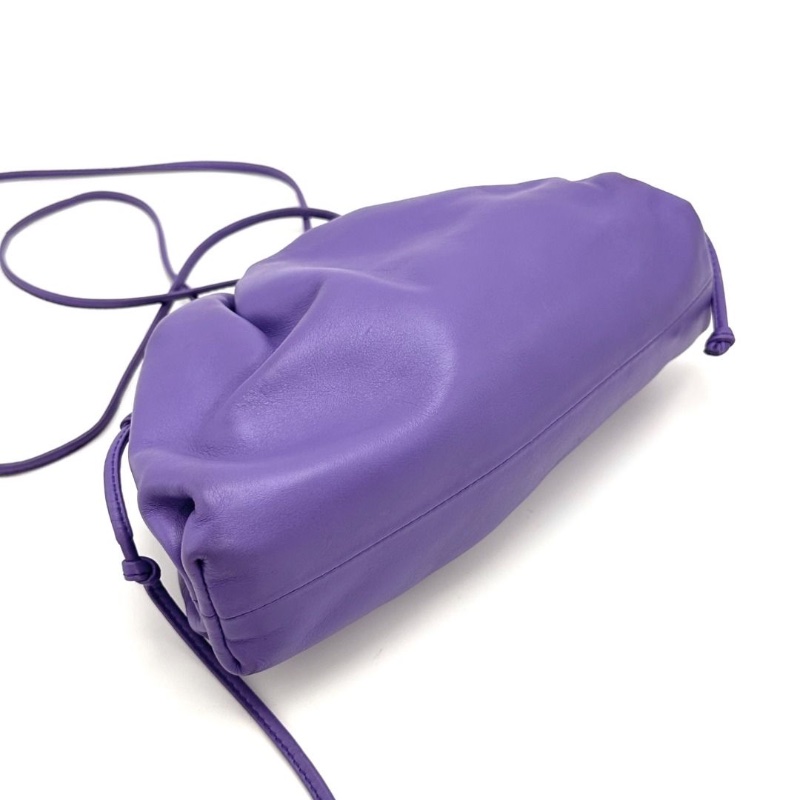 BV 紫色Pouch肩背斜背雲朵包23*13*5 9新 配件塵袋-6